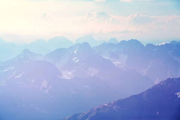 Bela Paisagem Montanhosa Svaneti Geórgia — Fotografia de Stock