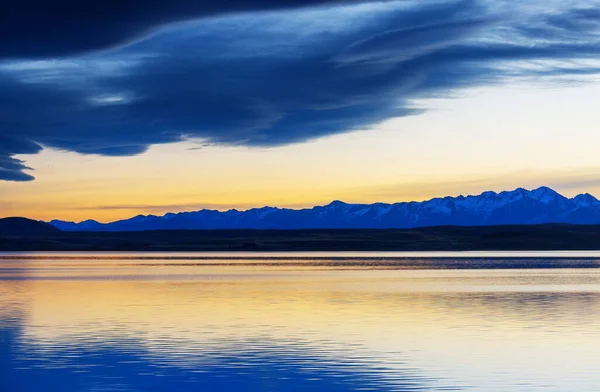 Paesaggi Naturali Incredibili Nuova Zelanda Lago Montagna — Foto Stock