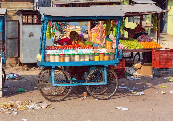 Merce Strada Asiatica Kathmandu — Foto Stock