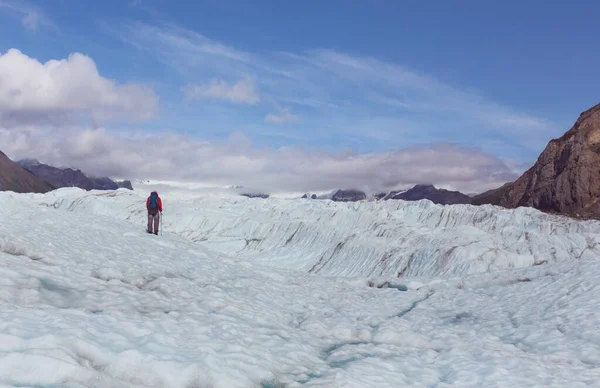 Hike Alaska Summertime — Stock Photo, Image