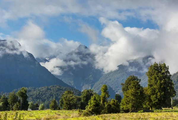 Όμορφα Φυσικά Τοπία Στο Mount Cook National Park South Island — Φωτογραφία Αρχείου