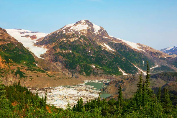 Malerischer Blick Auf Die Berge Den Kanadischen Rocky Mountains Der — Stockfoto