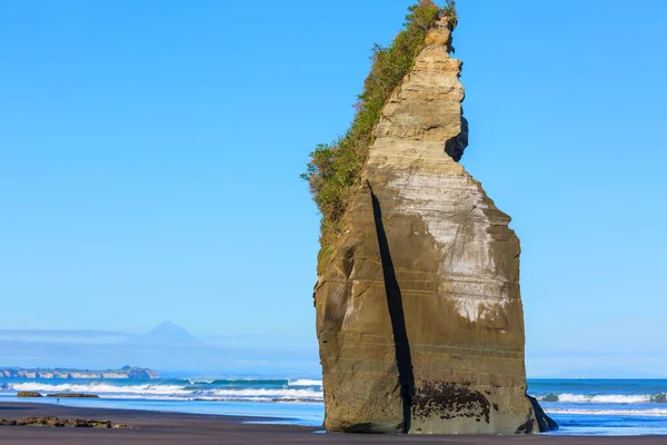 Lindas Paisagens Ocean Beach Nova Zelândia Inspirador Natural Fundo Viagem — Fotografia de Stock