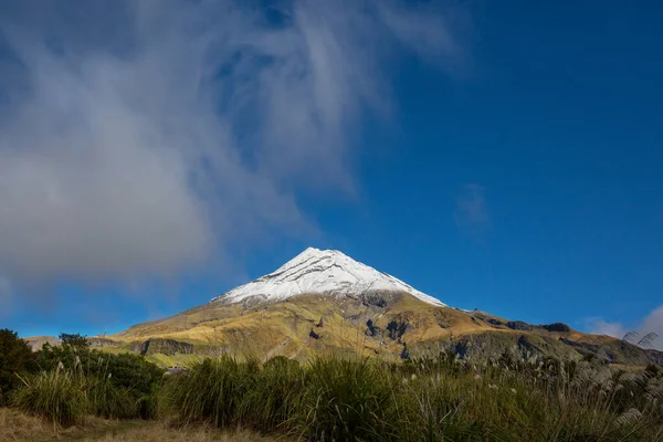 タラナキ山 エグモント山 Mount Taranaki Mount Egmont Egmont National Park North — ストック写真