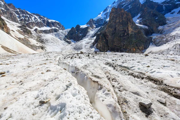 Famoso Pico Ushba Montañas Del Cáucaso Svaneti —  Fotos de Stock