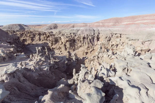 犹他沙漠中不同寻常的幻想峡谷 — 图库照片