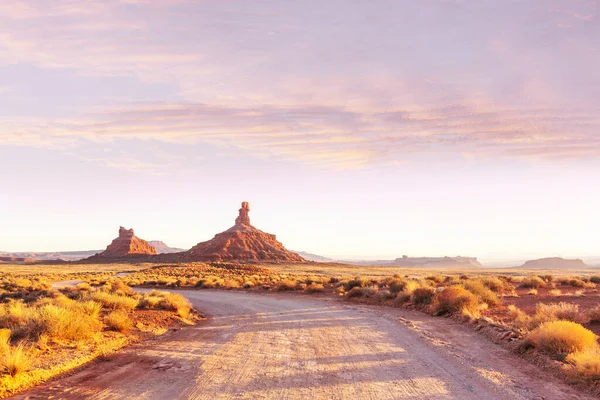 Дорога Прерії Країни Пустельний Природний Фон Подорожей — стокове фото