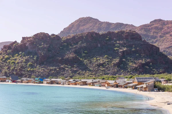 Güzel Baja California Manzaraları Meksika Seyahat Arkaplanı Kavram — Stok fotoğraf