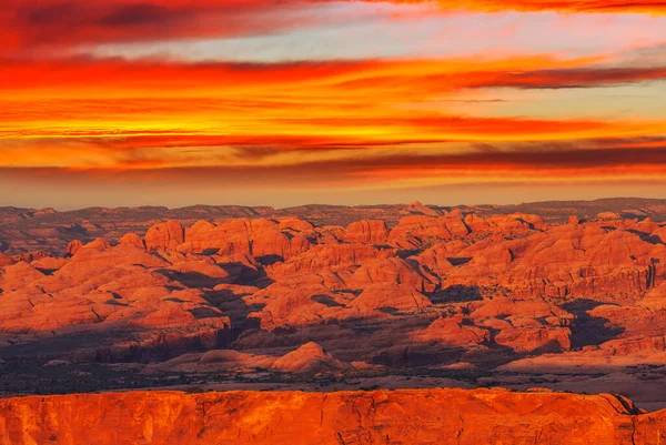 Sandsteinformationen Utah Usa Schöne Ungewöhnliche Landschaften — Stockfoto