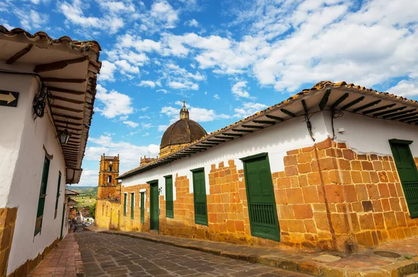 View Picturesque Town Barichara Popular Tourist Destination Colombia — Stock Photo, Image