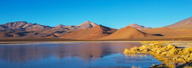Atacama Çölü, Kuzey Şili 'deki güzel doğal manzaralar.
