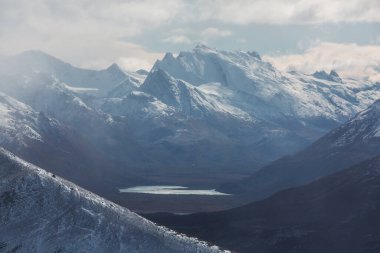 Güney Arjantin 'deki Patagonya manzaraları. Güzel doğal manzaralar..