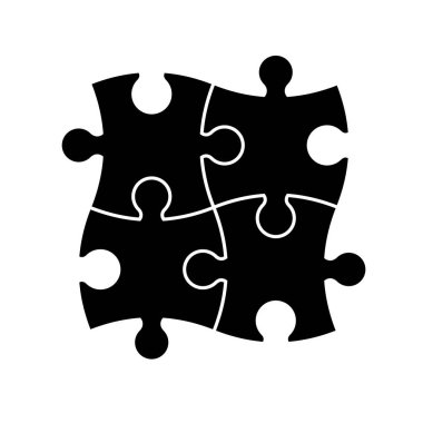 Yapboz parçaları kümesi