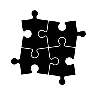 Yapboz parçaları kümesi