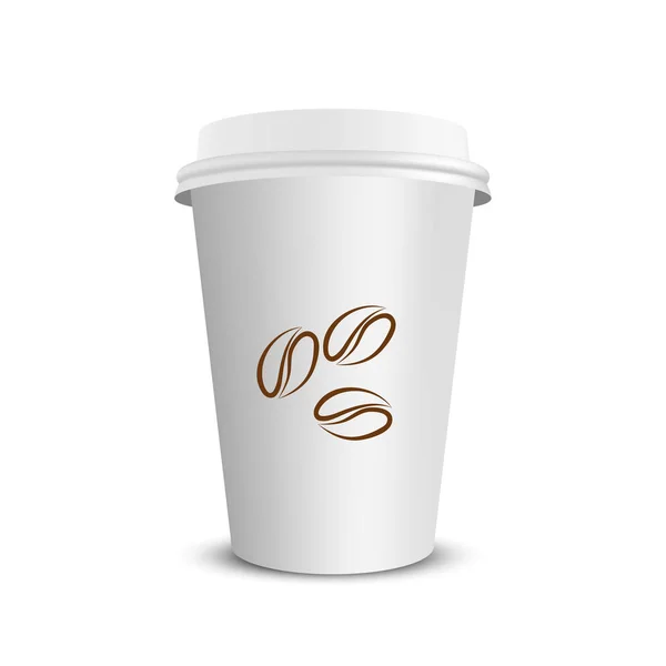 Papierowa filiżanka kawy — Wektor stockowy