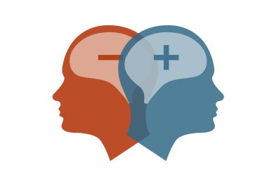 Bipolar bozukluk için kafa simgesi