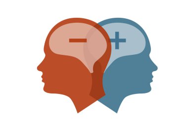 Bipolar bozukluk için kafa simgesi
