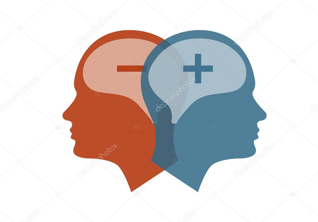 Head icon for bipolar disorder