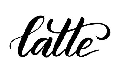 Fırça hat sanatı Latte