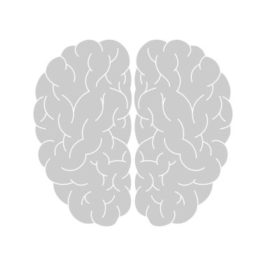 beyin vektör simgesi