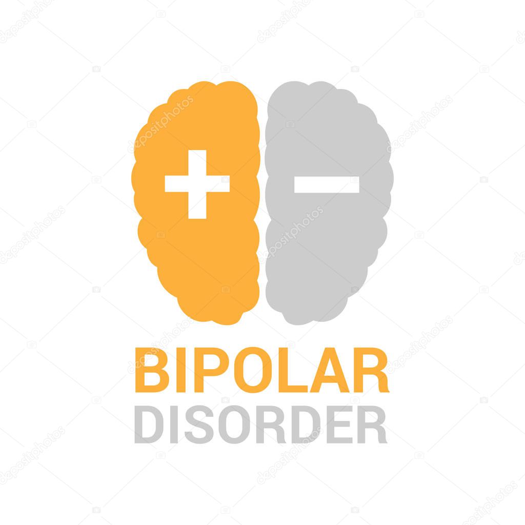 Brain icon for bipolar disorder