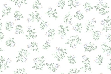 Çiçekler pürüzsüz desen