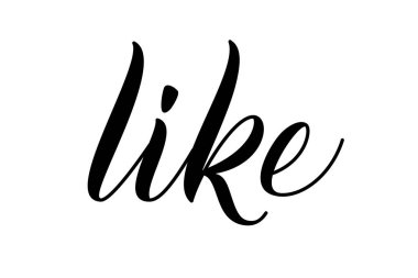 Fırça kaligrafisi gibi