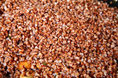 Kızarmış agaric bir tavada mantar