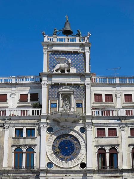 2017 Wenecja Włochy Placu Świętego Marka Pałac Dożów Bazylika San — Zdjęcie stockowe