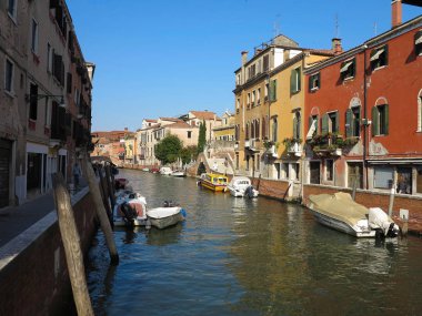 20.06.2017, Venedik, İtalya: tarihi binaları ve Kanallar Görünümü.