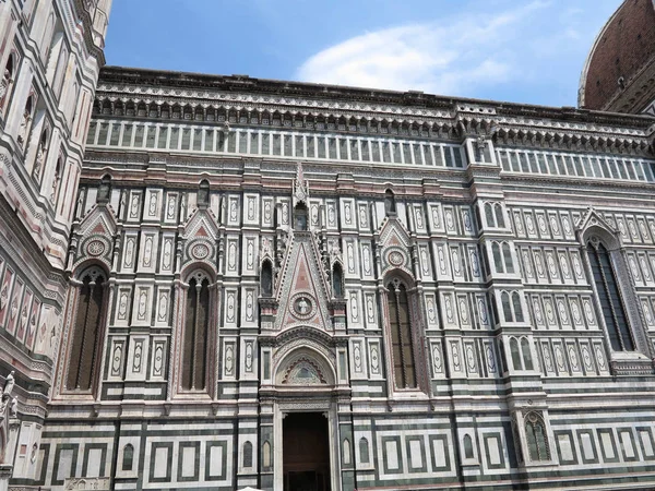 Italië Toscana Florence Architectural Detail Van Kathedraal Santa Maria Del — Stockfoto