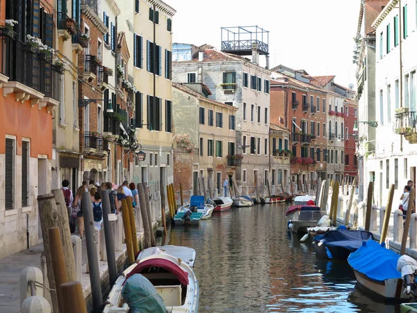 2017 Venetië Italië Weergave Van Historische Gebouwen Grachten — Stockfoto