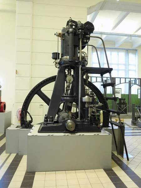 2018 ウィーン オーストリア ウィーン技術博物館の古い蒸気機関 — ストック写真
