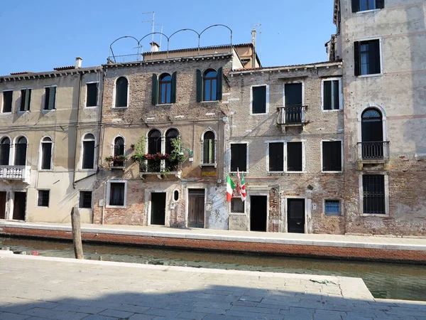 2017 Venice Italy View Historic Buildings Canals Stock Image