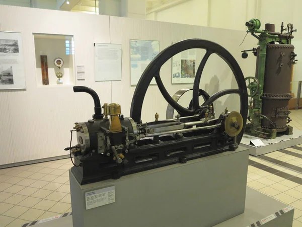 2018 维也纳 奥地利 老蒸汽机在维也纳技术博物馆 — 图库照片