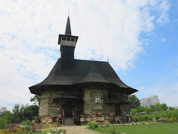 2018 Moldova Chisinau 17Th Century Medieval Wooden Church — Stock Photo, Image