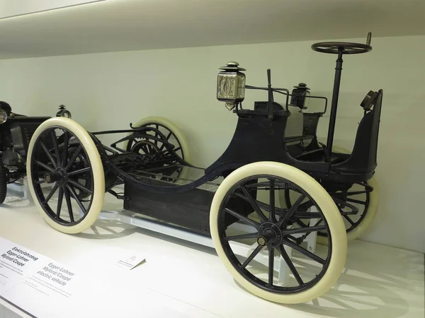 2018 Wien Avusturya Teknik Müzesi Vintage Tarihi Otomobil Fuarı — Stok fotoğraf