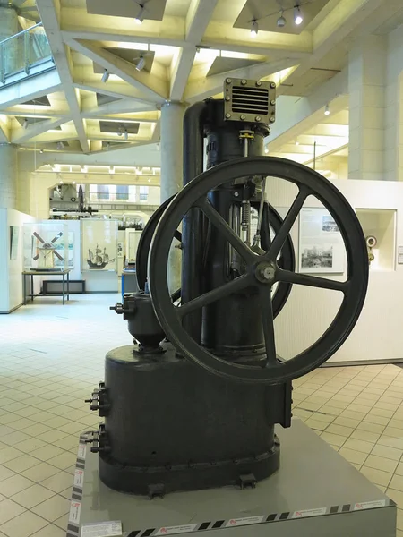 2018 维也纳 奥地利 老蒸汽机在维也纳技术博物馆 — 图库照片