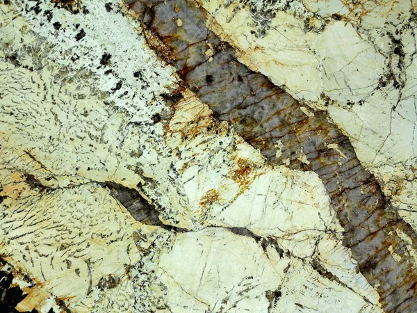 Bela textura abstrata de mármore amarelo e marrom — Fotografia de Stock