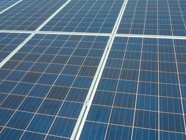 Blue solar panels, photovoltaics abstract texture alternative el — Stock Photo, Image