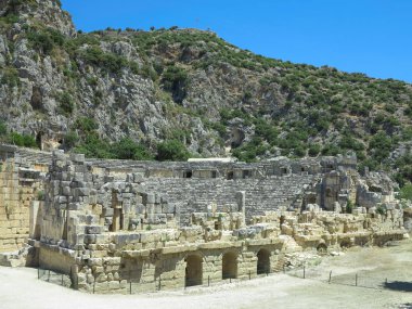 Türkiye 'nin Myra kentindeki antik amfitiyatro - arkeoloji geçmişi