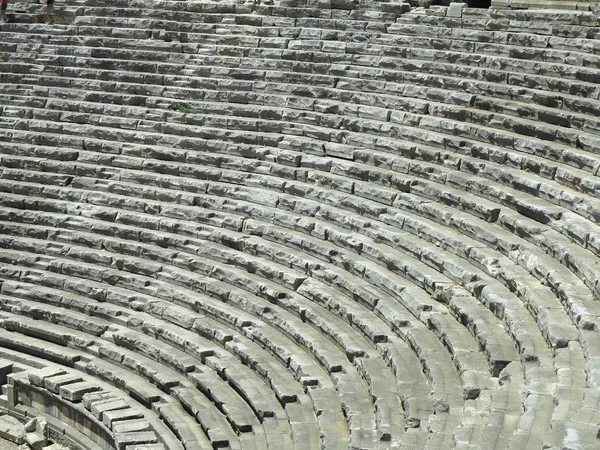 Anfiteatro antiguo en Myra, Turquía - Antecedentes arqueológicos — Foto de Stock