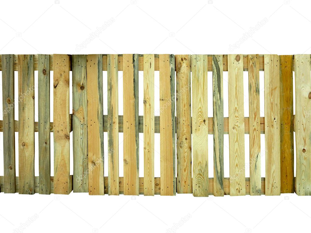 Old natural wooden plank fence vintage worn texture