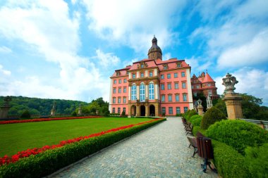 Ksiaz kale Walbrzych, aşağı Silezya, Polonya. 