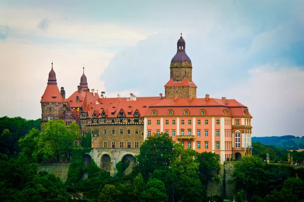 Ksiaz kale Walbrzych, aşağı Silezya, Polonya. 