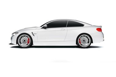 3D spor araba, stüdyo render