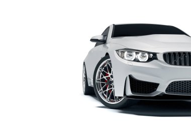 3D spor araba, stüdyo render