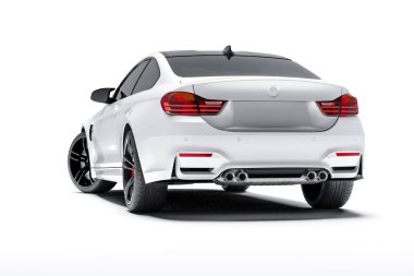 3D spor araba, stüdyo render