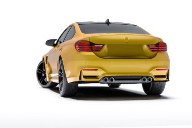 3D spor araba, stüdyo render