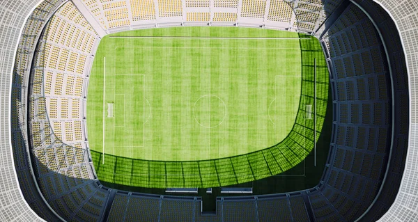 Rendering Campo Stadio — Foto Stock